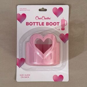 CharCharms Pink Heart Bottle Boot